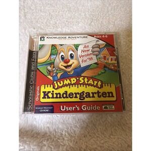 JumpStart Kindergarten Phonics Vocabulary PC CD ROM 1997 User Guide Version 4 98